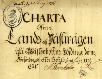 postkarta 1736